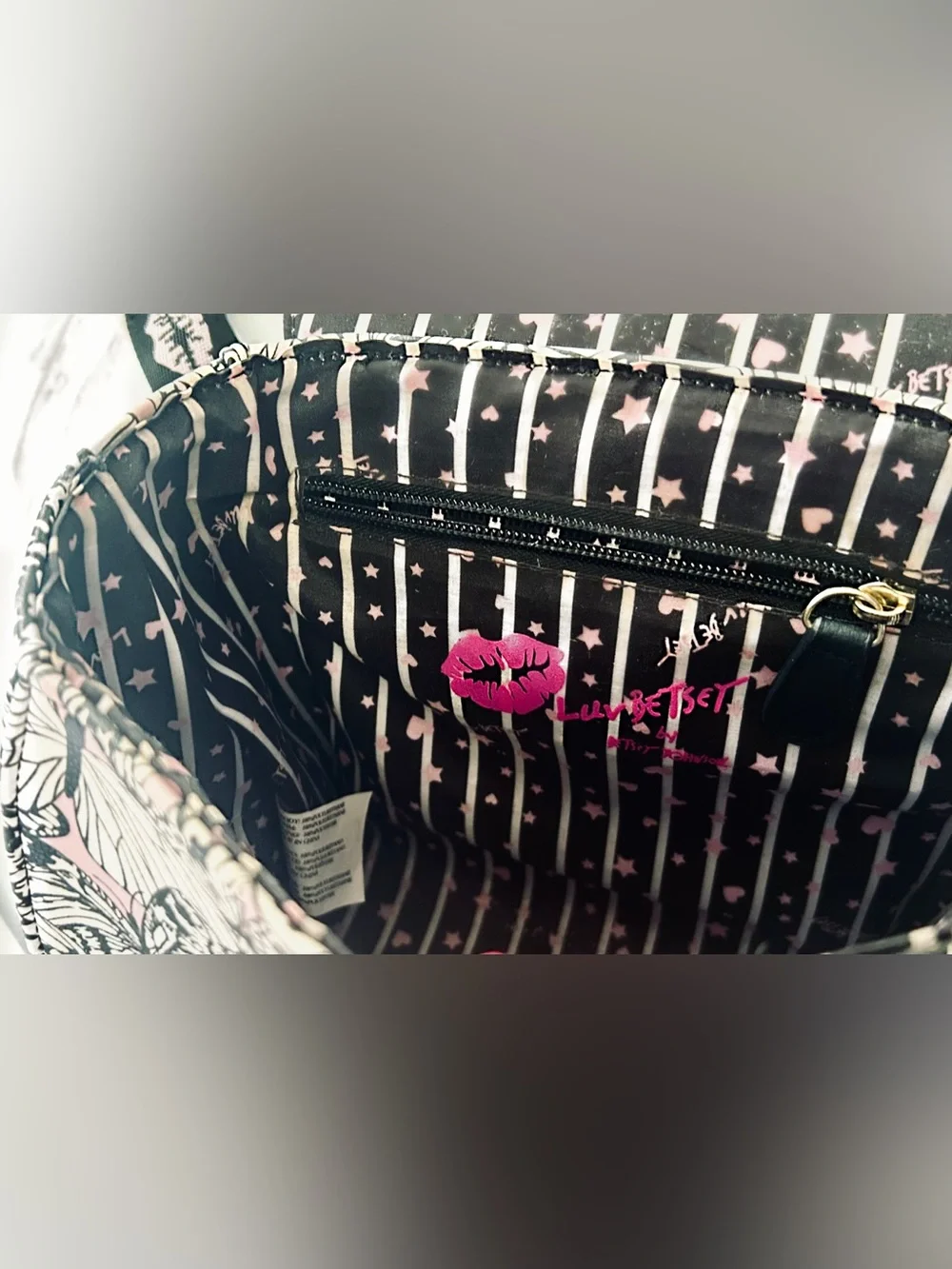 Betsey Johnson Pink Butterfly Mini Backpack/Purse 🦋